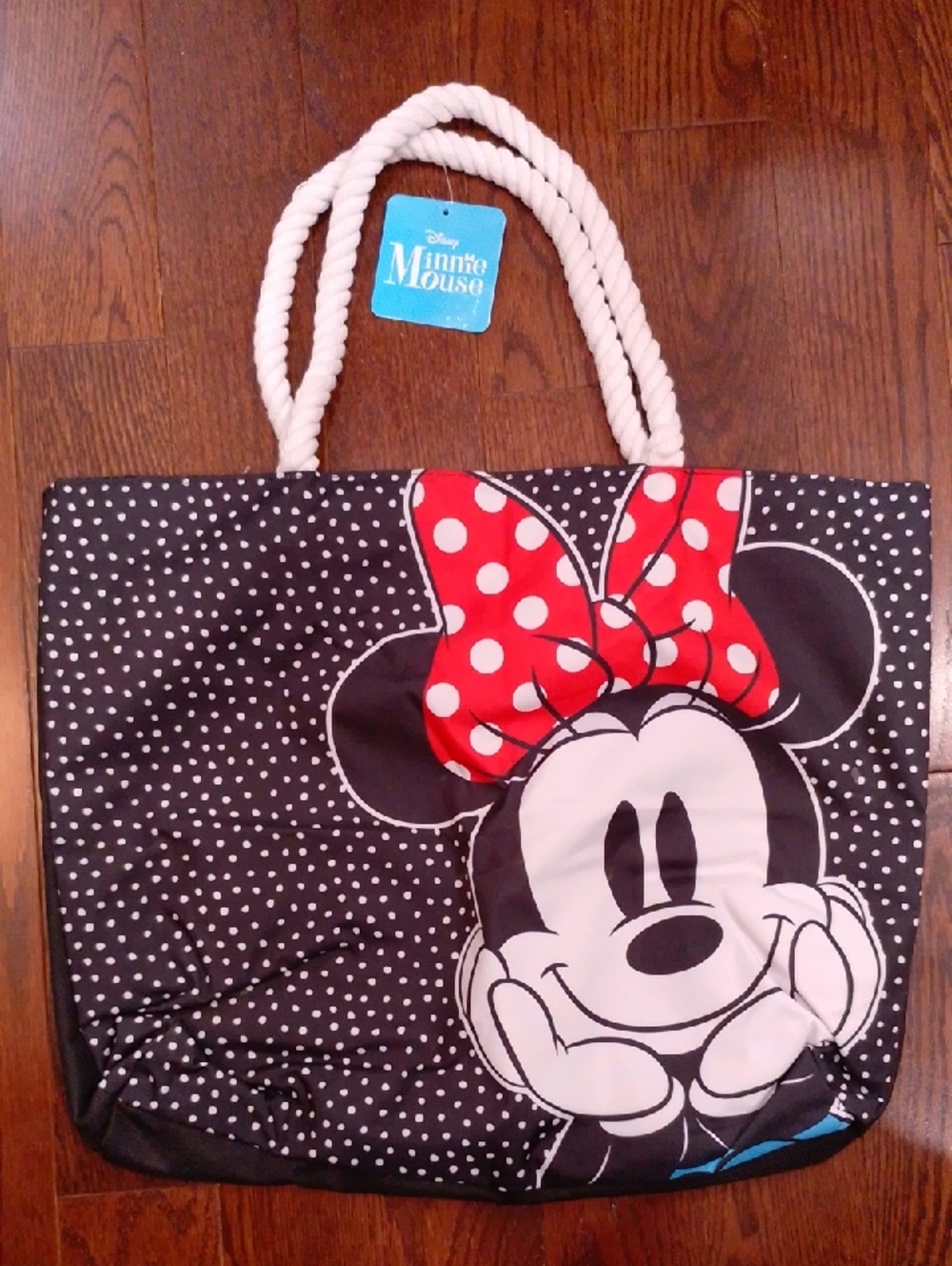 Disney Minnie Mouse Travel Shopping Tote Bag Purse